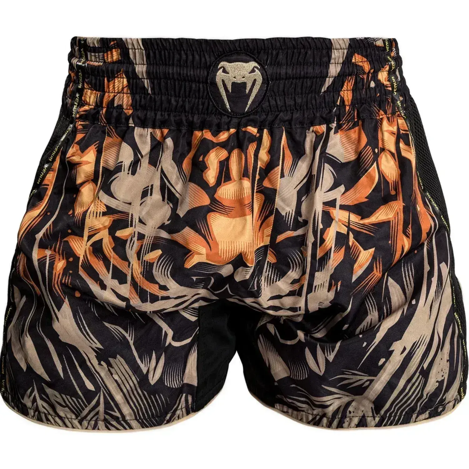 Venum Tiger Muay Thai Shorts Zwart Neon Oranje