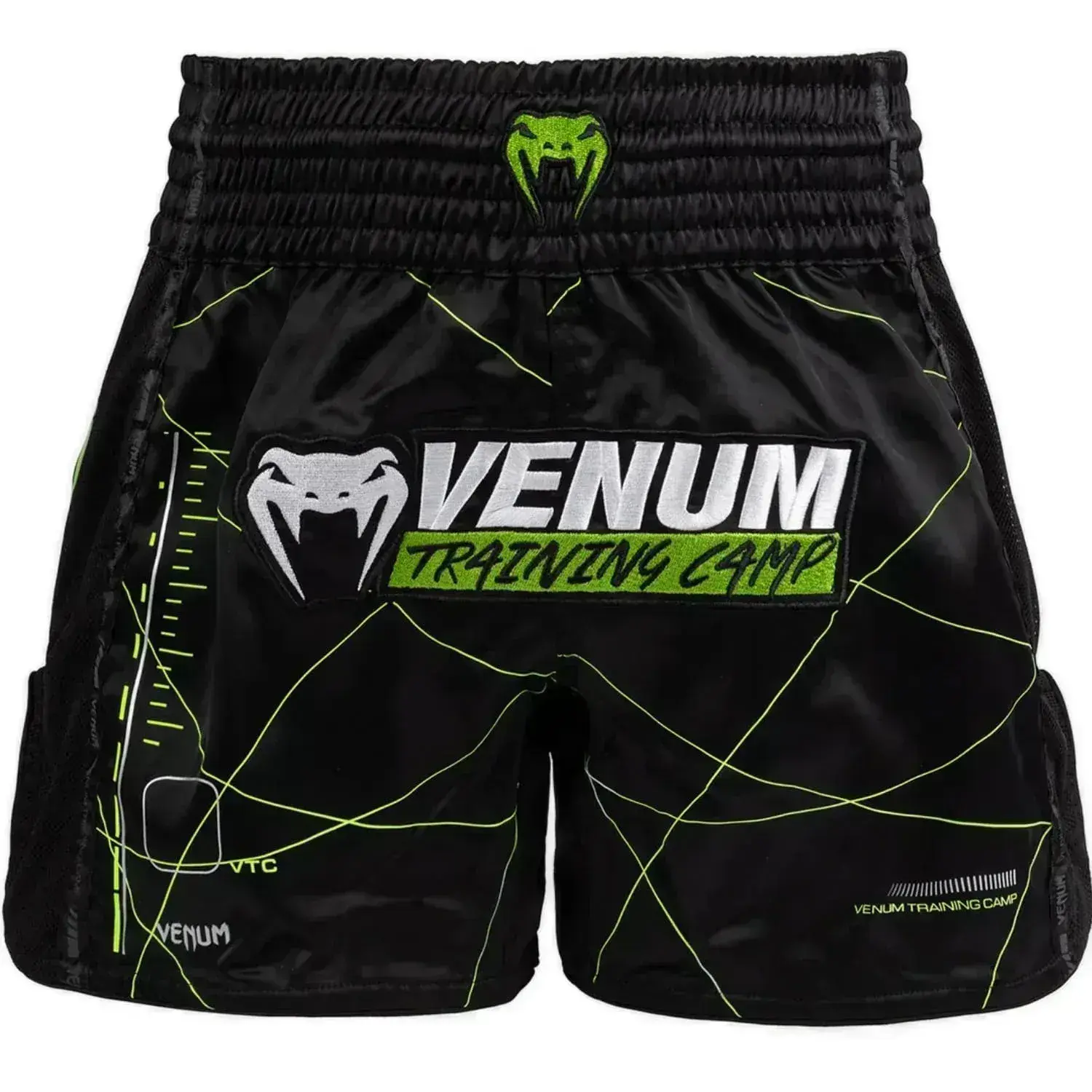 Venum Training Camp 4.0 Muay Thai Short Zwart Neo Groen