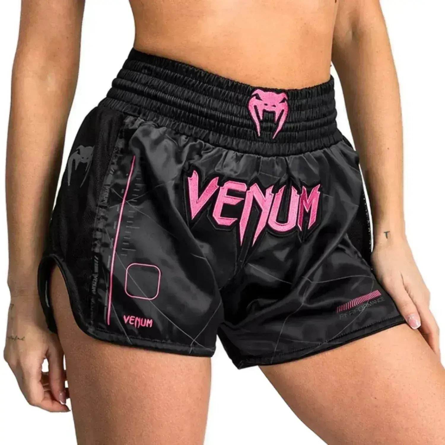 Venum Tactical XT Dames Muay Thai Shorts Zwart Roze