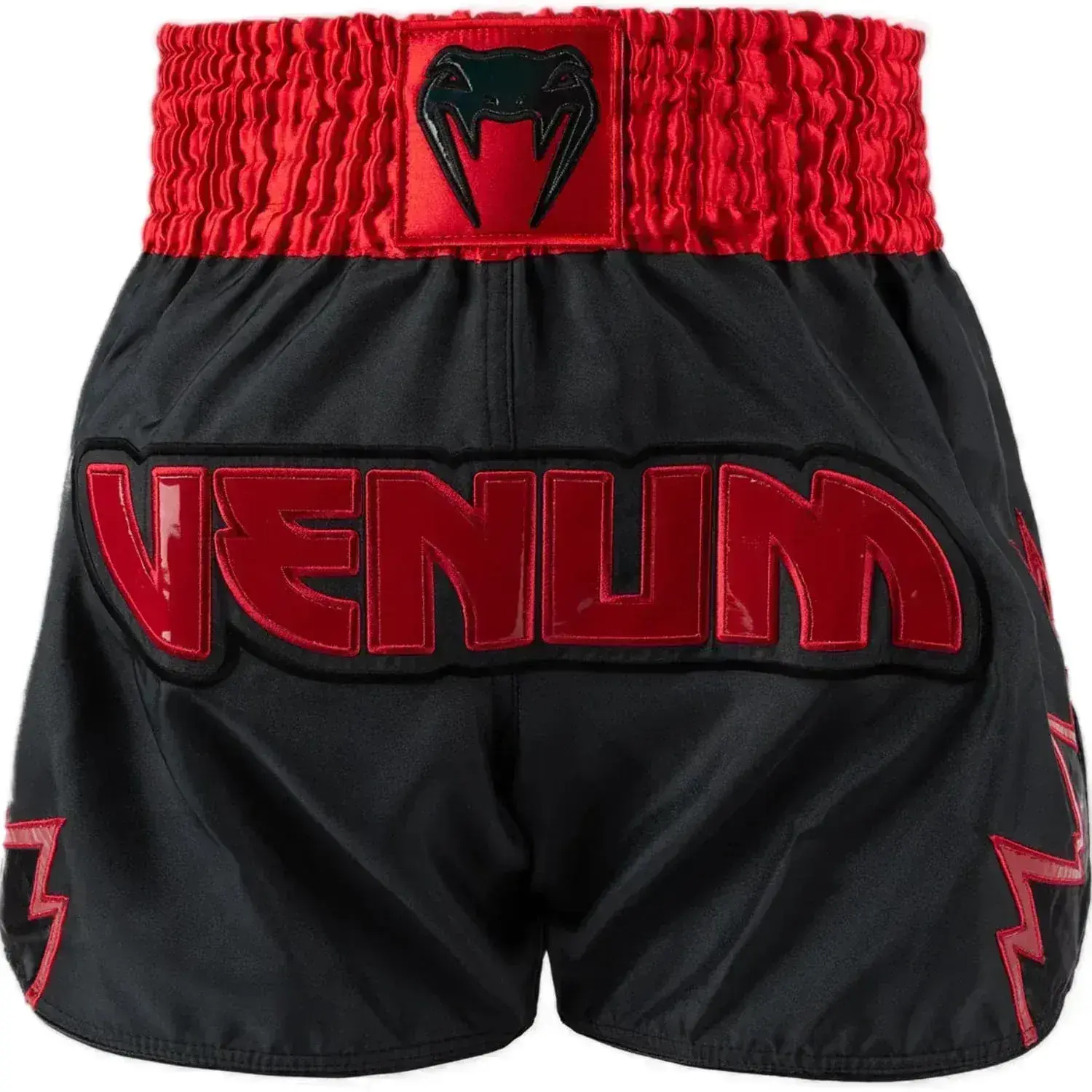 Venum Inferno Muay Thai Shorts Antraciet Rood