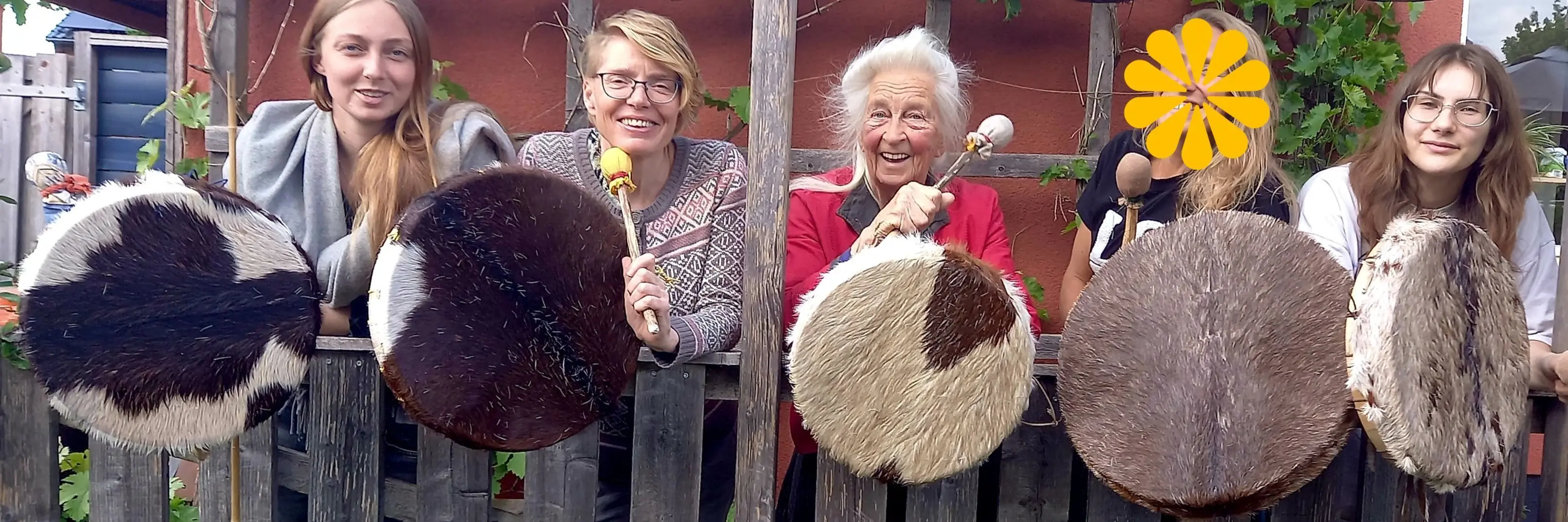 Sjamaandrum bouwen in Drenthe