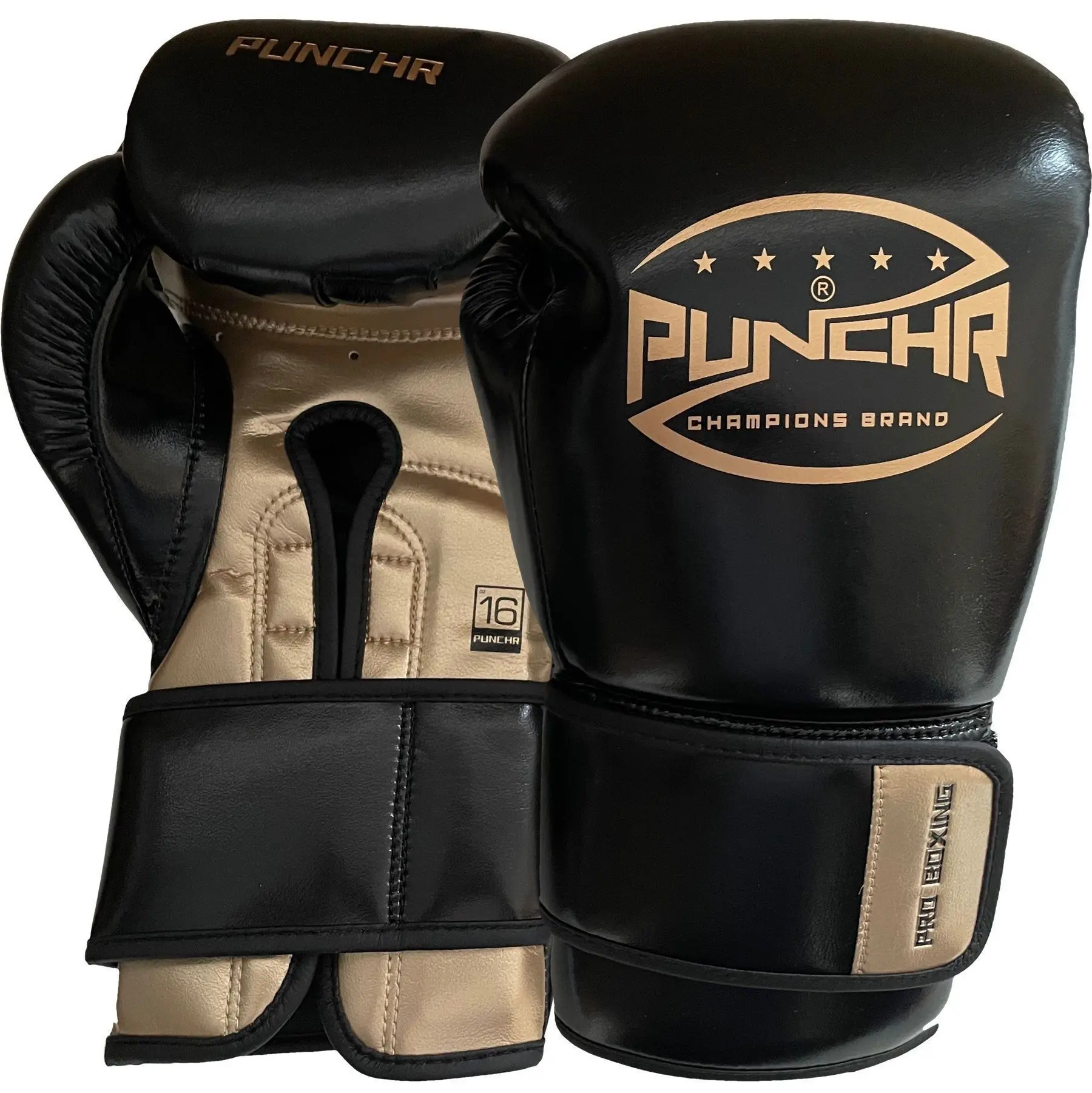 PunchR™ Pro Range Bokshandschoenen Zwart Goud 