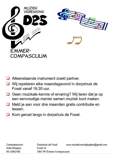 Logo Muziekvereniging DES